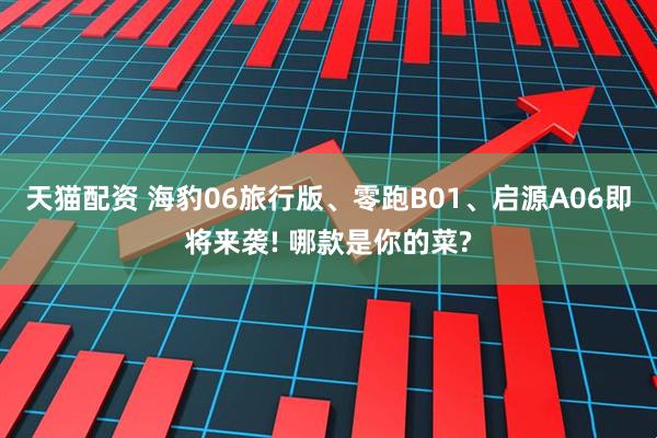 天猫配资 海豹06旅行版、零跑B01、启源A06即将来袭! 哪款是你的菜?