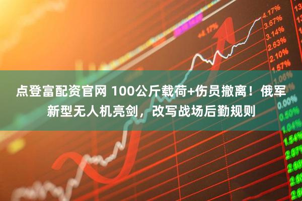 点登富配资官网 100公斤载荷+伤员撤离！俄军新型无人机亮剑，改写战场后勤规则